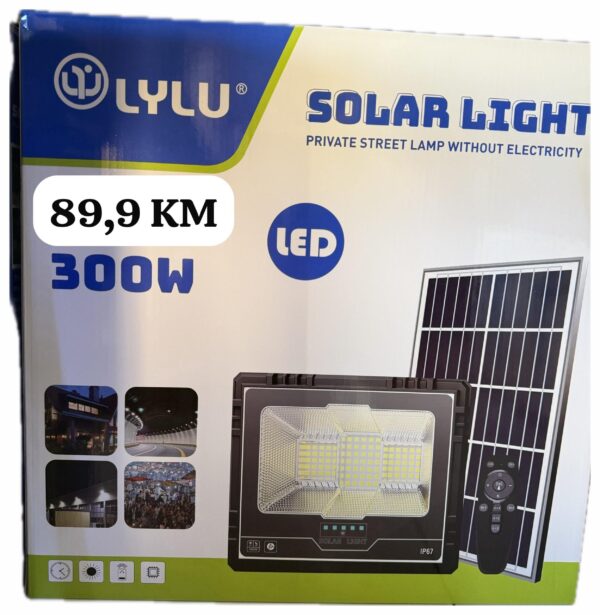 Solarni LED reflektor 300W sa odvojenim panelom NOVO